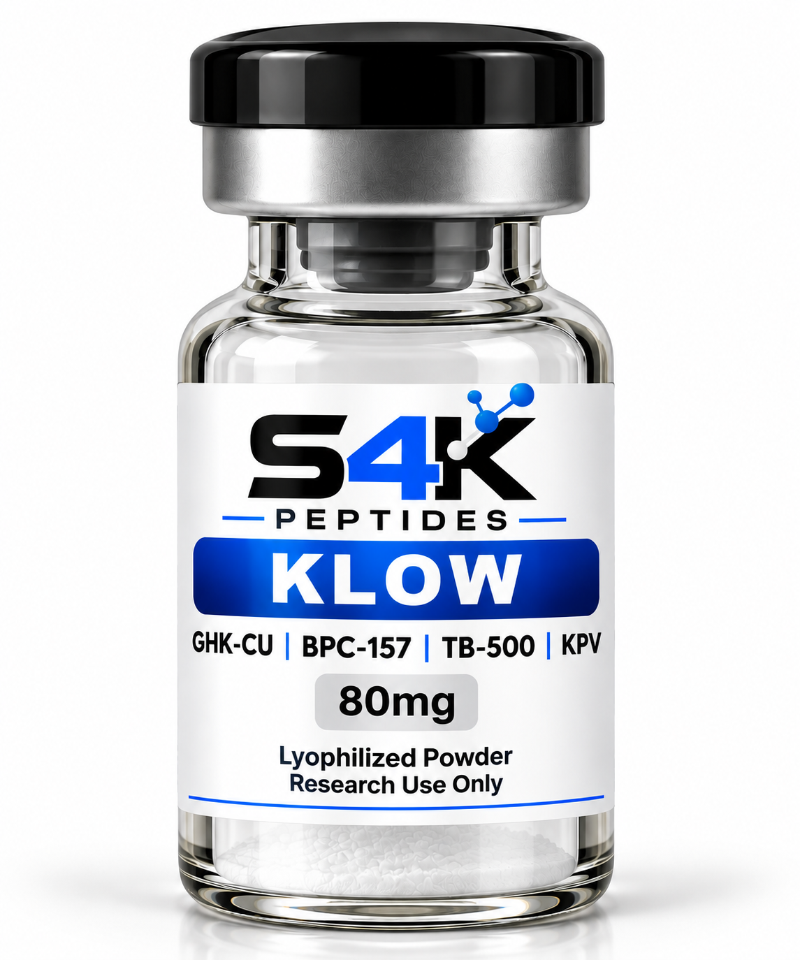 S4K KLOW Stack, 80mg vial.
